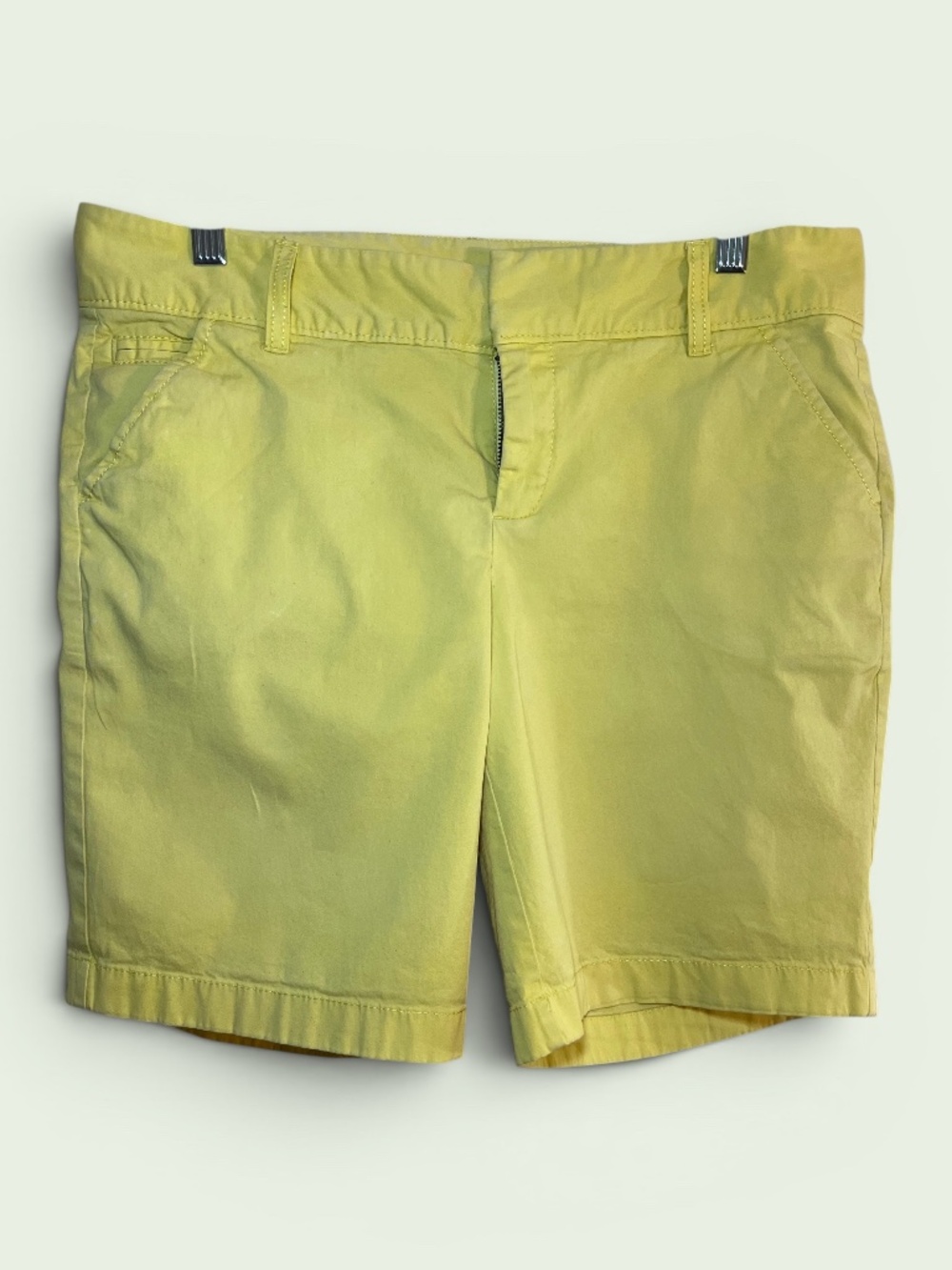 Caslon Citrus Yellow All Cotton 9" Shorts Size 8